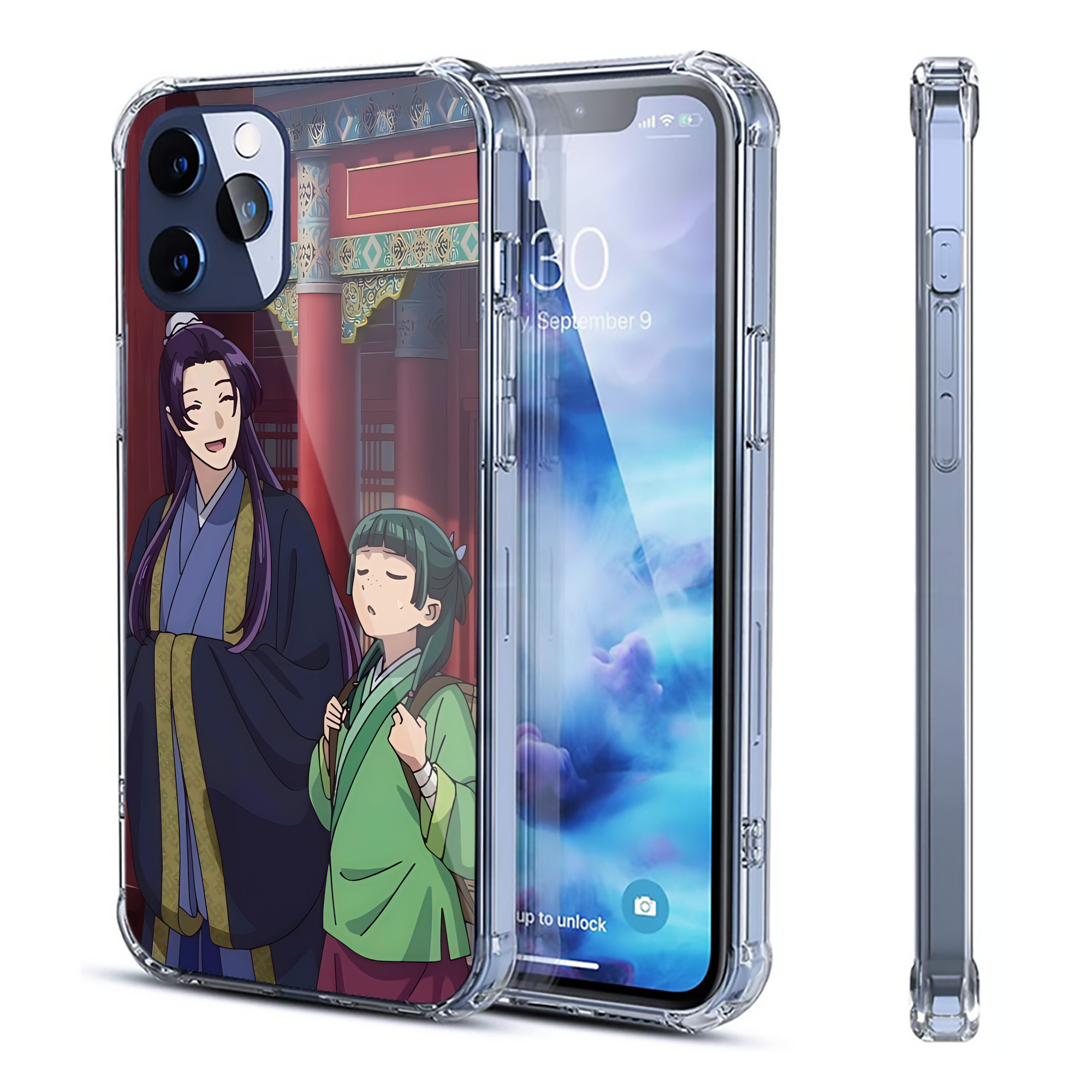 （画像用） 薬屋のひとりごと The Apothecary Diaries 【iPhone 12シリーズ対応】透明スマホケース（クリアソフトケース）